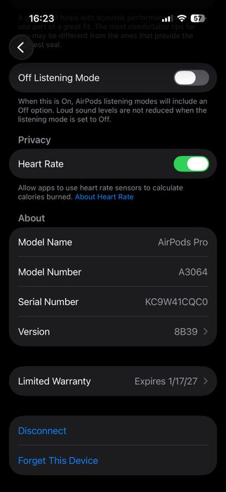 Airpods pro 3, почти новые