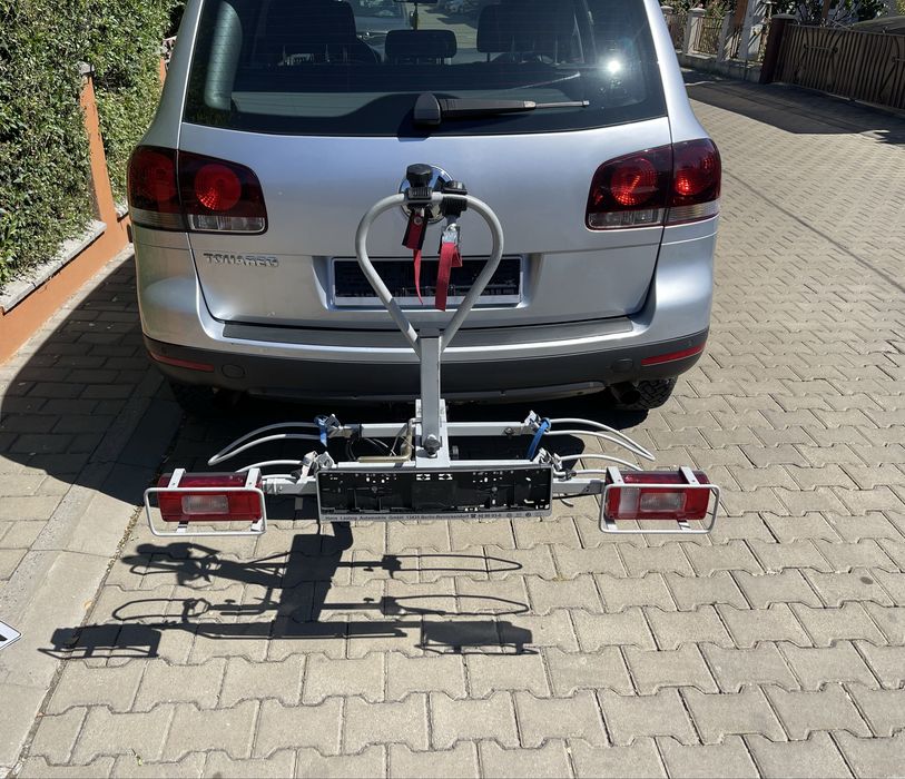 Suport 2 biciclete carlig auto