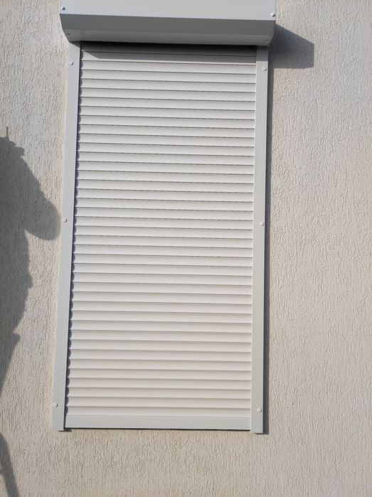 Rulou exterior din Aluminiu Alb