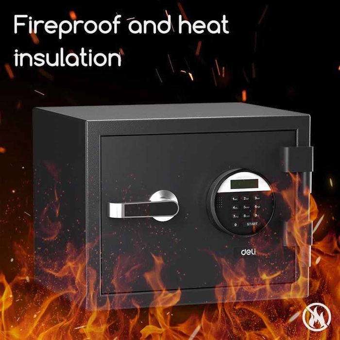 Сейф огнеупорный 30/38/30см ET580 Deli