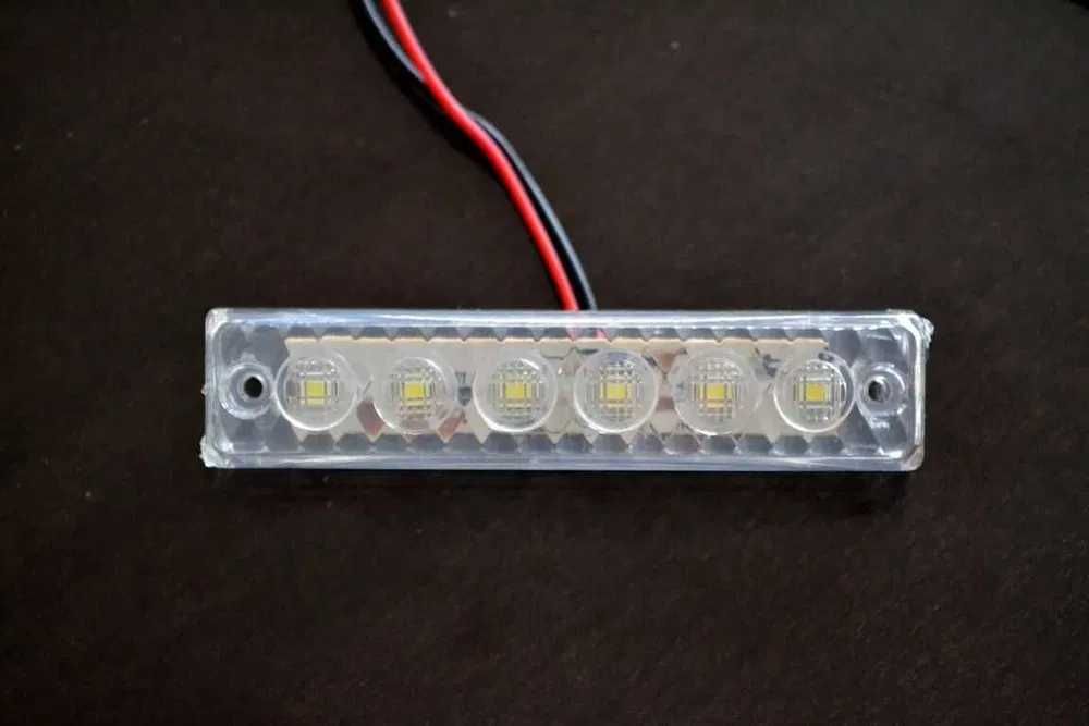 1бр. диодни LED ЛЕД габарити светлини с 6 SMD диода 12-24V , 6 цвята