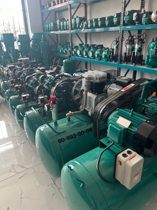 SAAB 100L воздушный поршневой ременли масляний компрессор ГАРАНТИЯЛИ