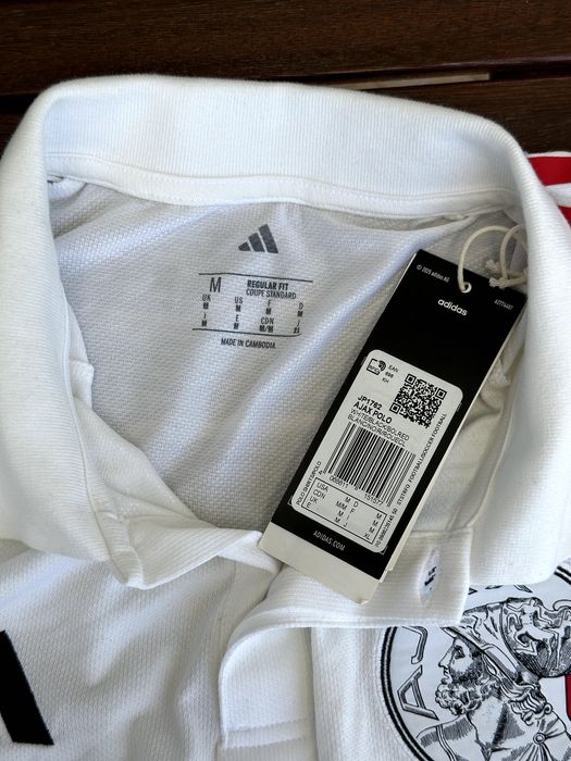 Мъжка тениска Adidas (AJAX Amsterdam 25) - размер М, НОВА с етикет