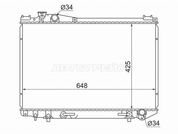 Радиатор Toyota Crown