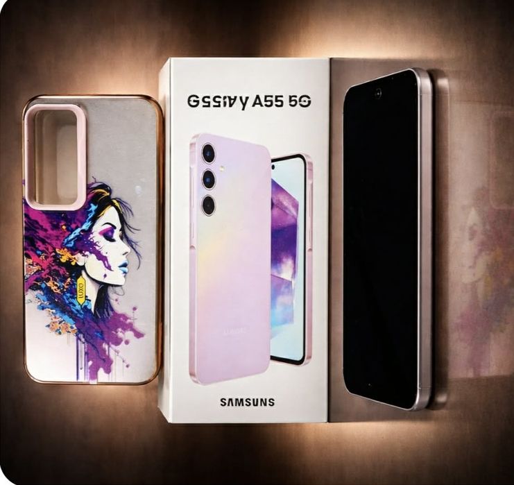 Samsung Galaxy  A55.   5 G/  256 GB  с  гаранция  като нов GB