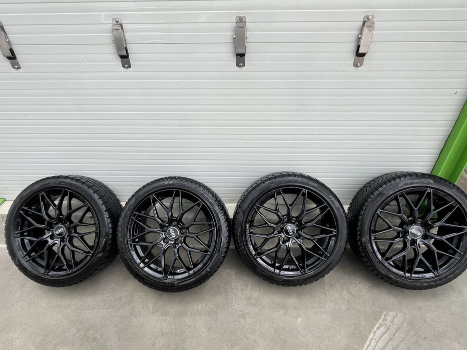 DOTZ Suzuka Gloss Black 18” + Pirelli iarnă – set complet , aspect imecabil