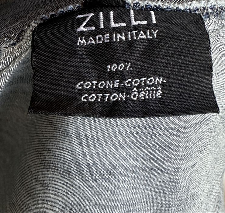 Мужская джинсовая куртка-рубашка ZILLI