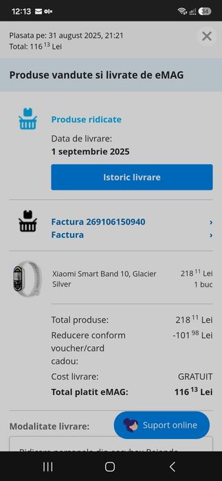 Brățară smart xiaomi smart band 10
