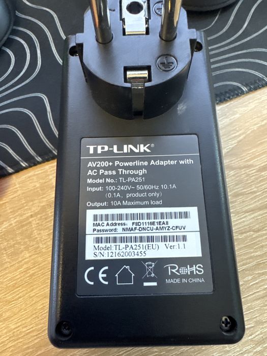 Kit extender prin reteaua electrica  TPLINK AV200+