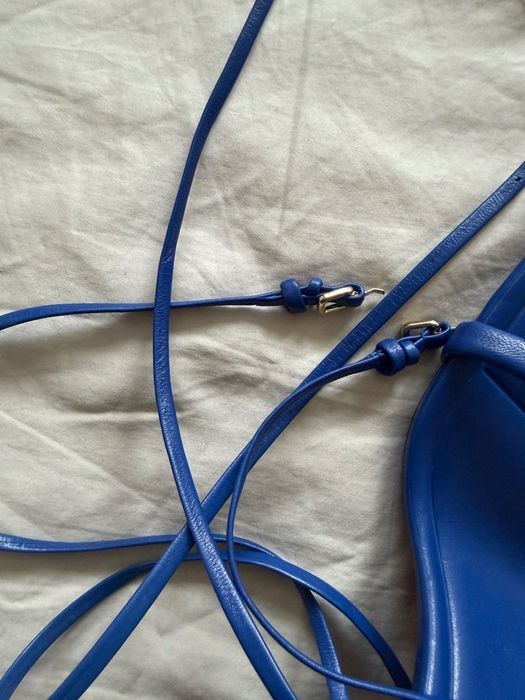 Сини Сандали Зара с Каишки