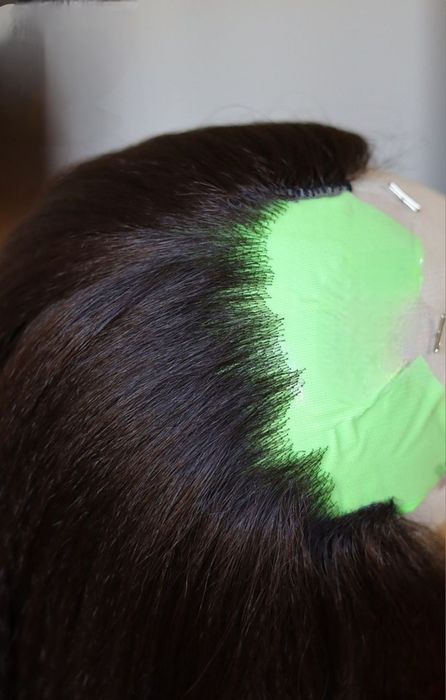 Перука от естествена коса -изработка.