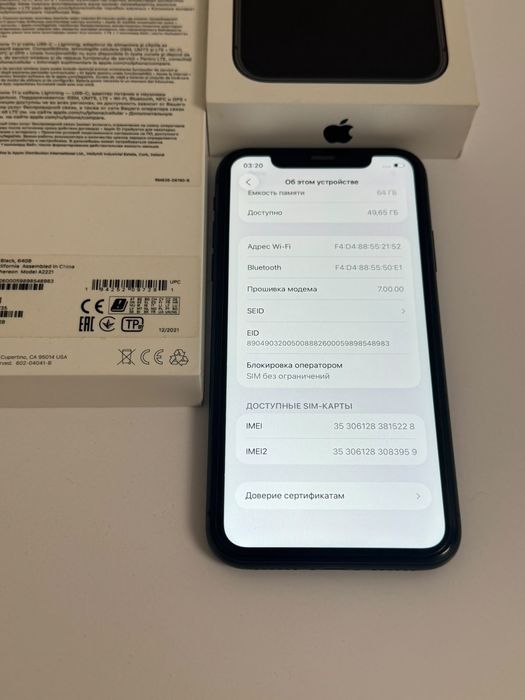 Iphone 11 с документами и без ремонтов