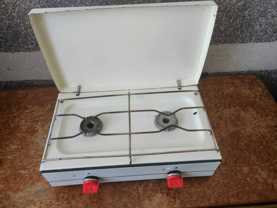 Газовая плита настольная, двухконфорочная