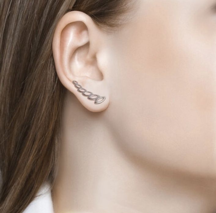 Серьги серебрянные