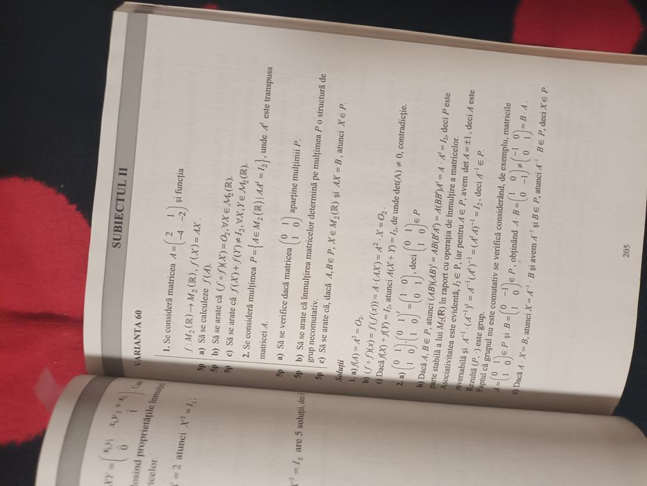Culegeri ghid de pregătire bac M1, M2 și română