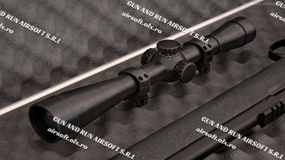 Pusca [METAL] Cu Aer Comprimat, Arc,Lunetă Inclusă Calitate Superioară