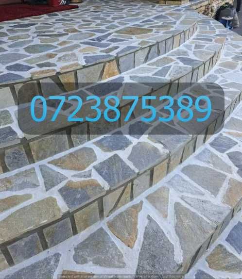 Piatră de Munte pentru Aleei Japoneze, Pavaje Curte