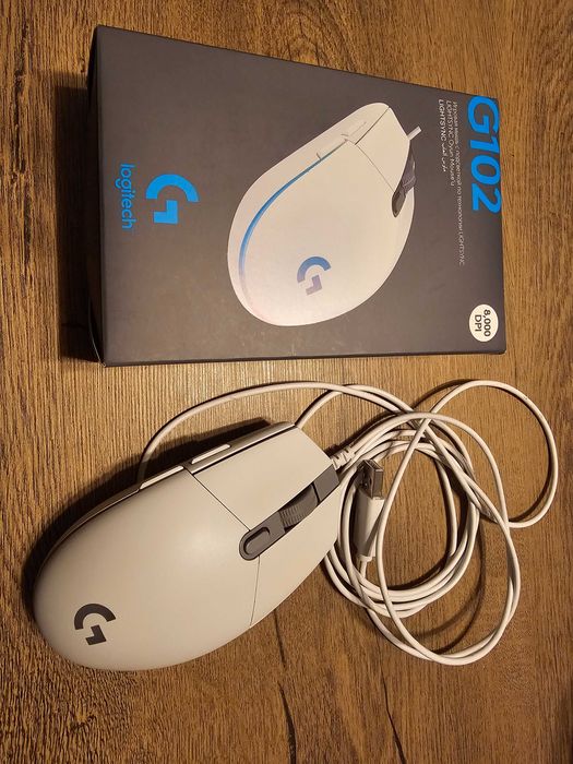 Mouse Gaming Logitech G102 Lightsync RGB White