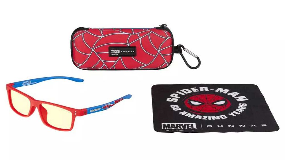 Детски компютърни очила GUNNAR Cruz Kids Large, Spider-Man Edition