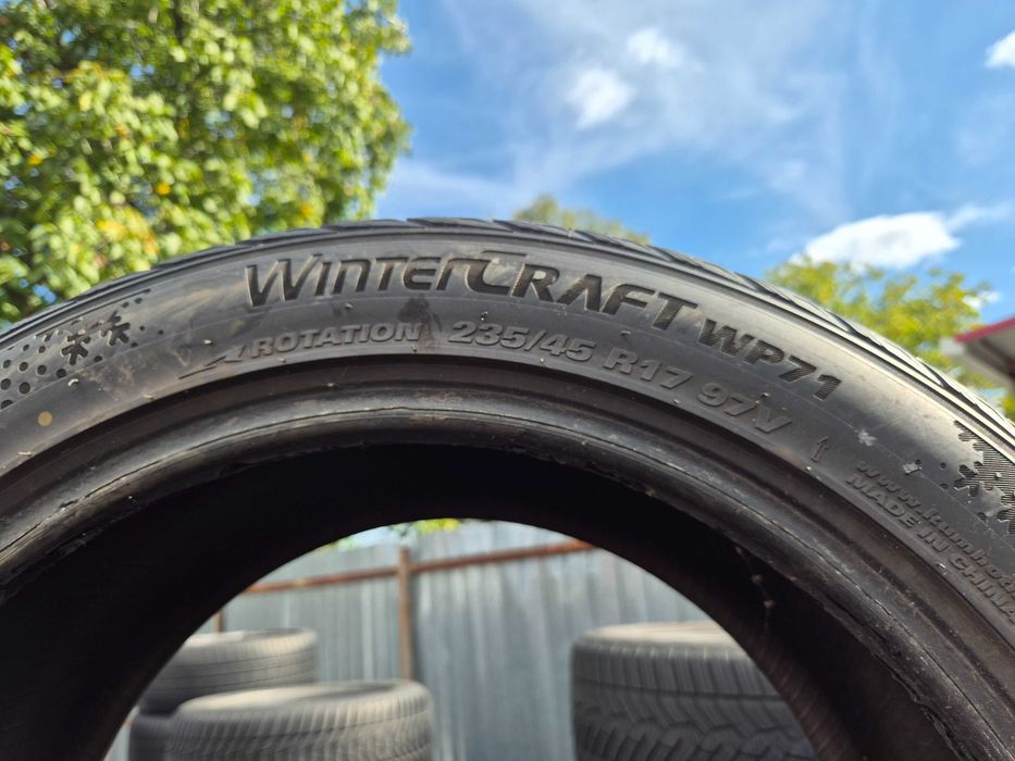 2 Anvelope IARNA M+S - 235/45/17 97V - KUMHO - Stare F BUNA - DOT 2022 !
