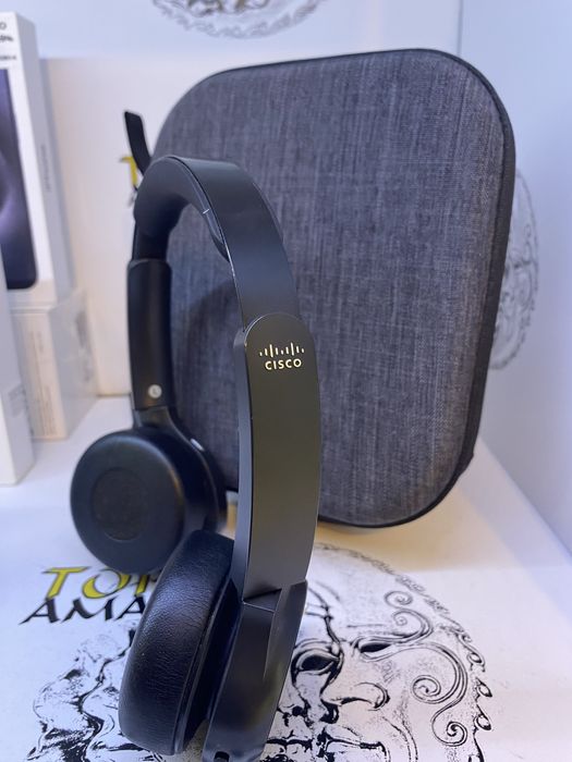 Casti Wireless ,BT, Cisco 730,dual on ear, Carbon Negru