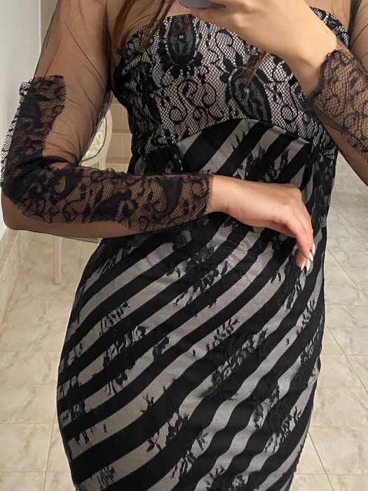 Rochie Agnes Toma, cu ETICHETA, stil sirena: marimea M