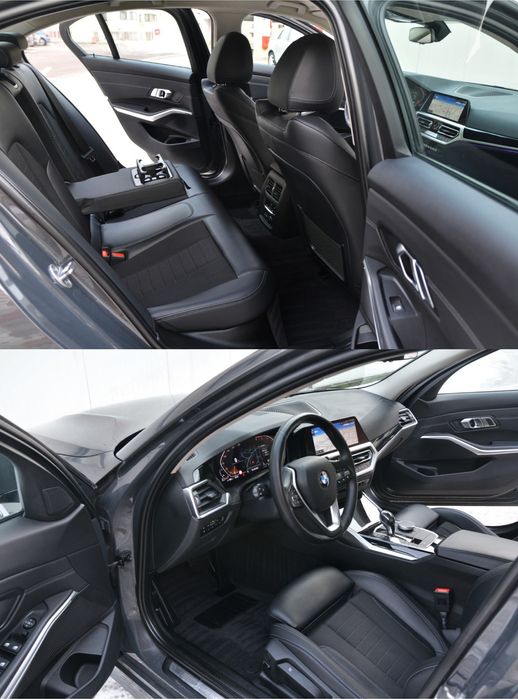 BMW seria 3 g20 320d 190cp Lane Side Distronic navigație ceasuri digitale garanție carlig încălzire automata clima moduri