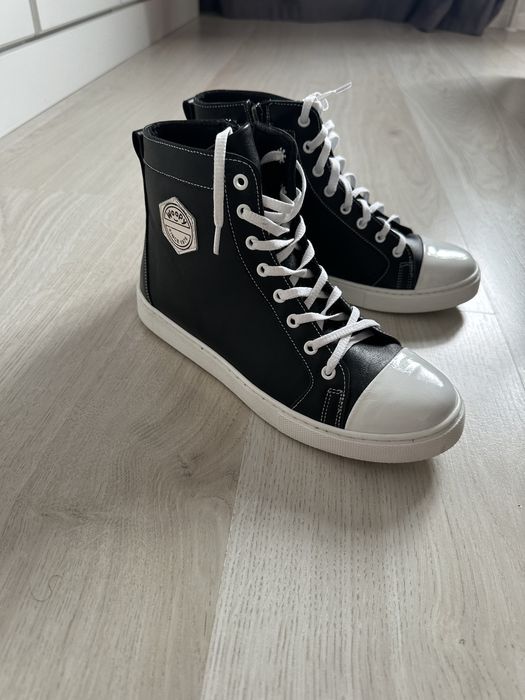 Кеды кожанные демисезонные