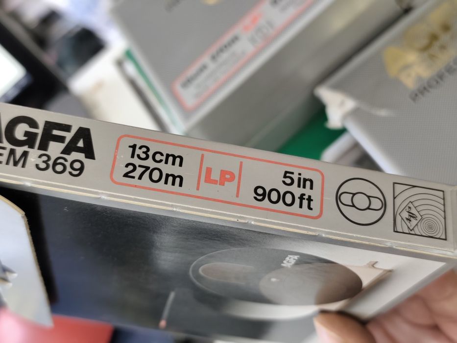Нови ролки за магнетофон agfa pem 369 professional