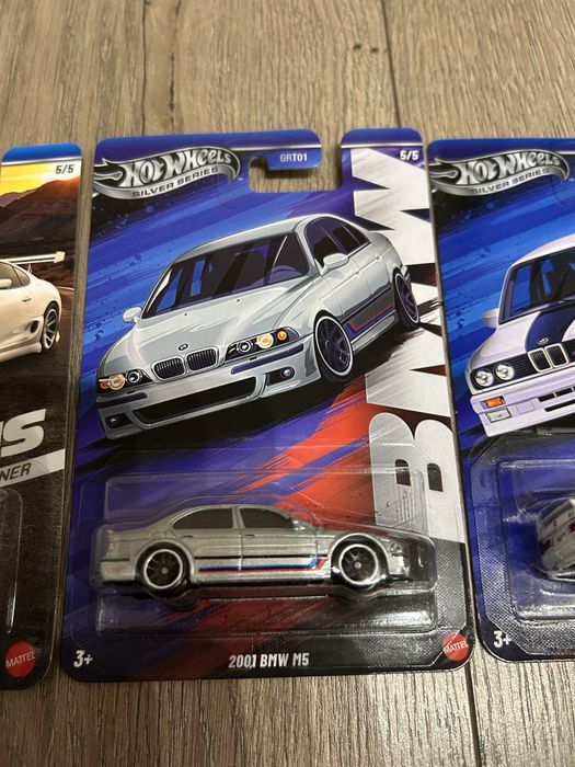 Hot wheels Fast and Furious Toyota supra BMW e39 M5 BMW e30 M3 колички