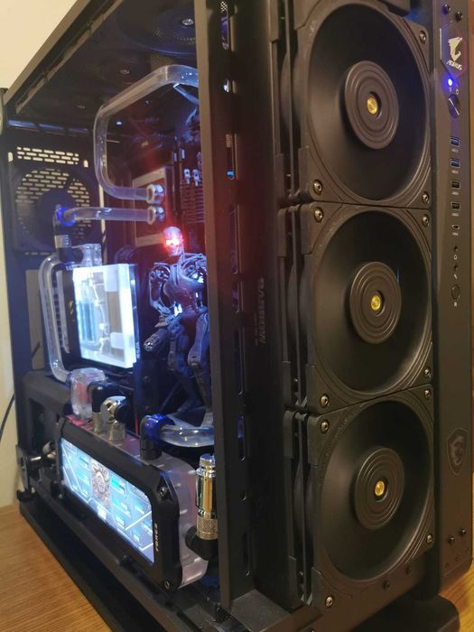 PC Gaming Ultra High-End Custom Loop – Ryzen 9 9950X | RTX 5080 Aorus Waterforce | PCIe 5.0 Next-Gen