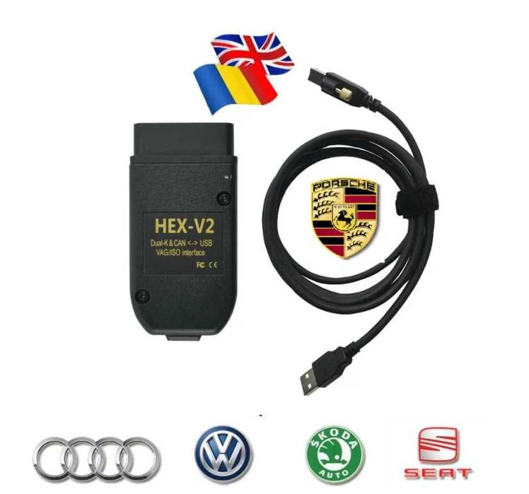 Tester / Diagnoza Auto VCDS Hex V2 VAG COM 25.3 / VW AUDI Skoda NOU*