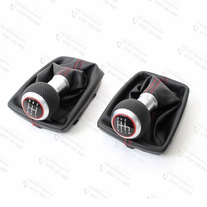 Nuca piele S-line cu manson schimbator Audi A4 B6,Audi A4 B7,Seat Exeo