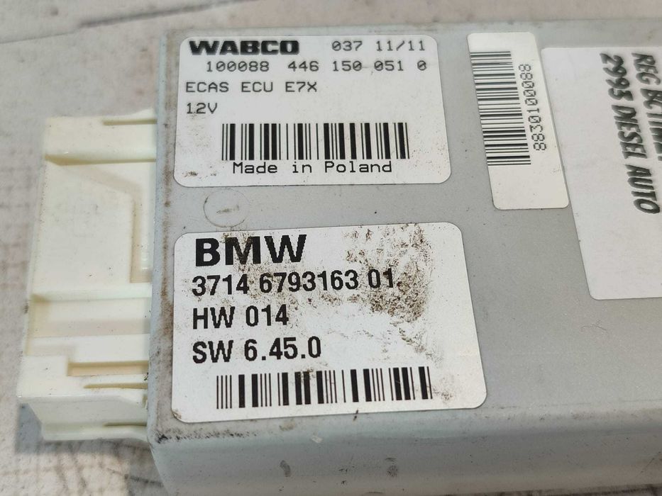 Modul electronic suspensie ECAS BMW X5 E70 M Sport 3.0 Diesel Cod: 37.14 6793163 01 2011 / [2006-2013] (5F3)
