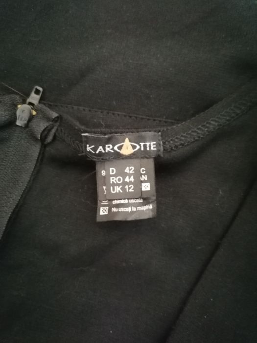 Rochie neagra Karotte, mărimea L