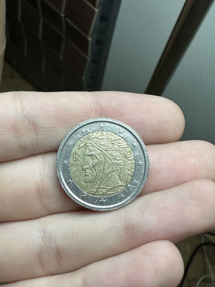 Moneda 2 Euro din 2002 Dante Alighieri Craiova OLX.ro