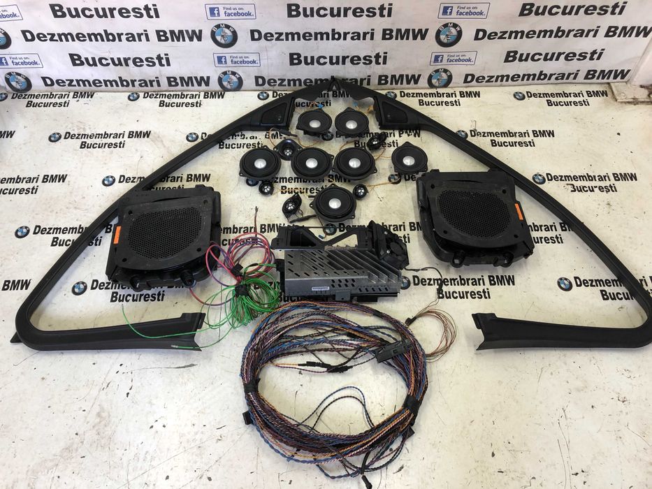 Sistem audio Top Hifi Logic 7 complet BMW F10 F11 F01 F30