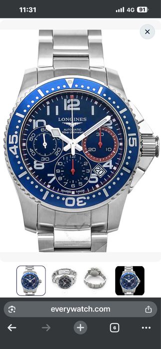 Longines  HydroConquest  automatic chronograph