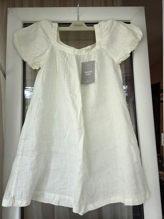 Rochie copii H&M mar 128, 100% in, noua cu eticheta
