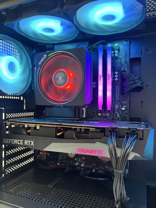 Геймърски Компютър AMD Ryzen 5 5600X, Nvidia RTX 3070 8GB, 32GB Ram