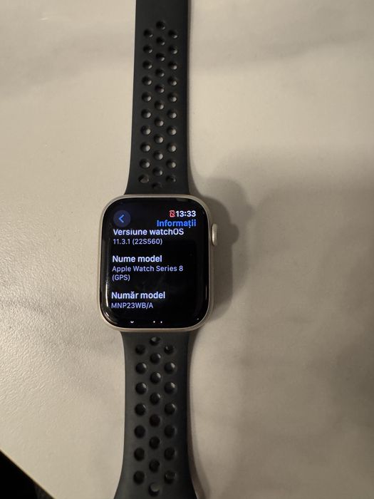 Apple watch 8 GPS 41 mm Impecabil ca nou