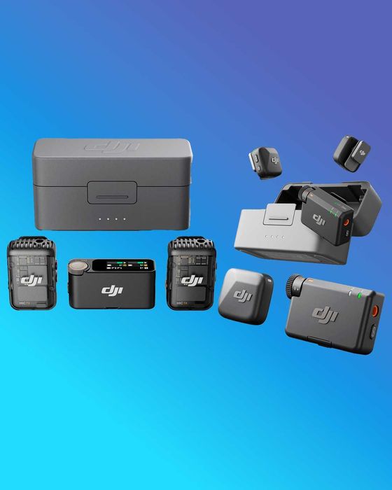 DJI Mic simsiz mikrafonlari assortimentda