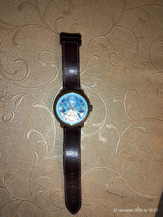 Ceas Constantin Weisz Dual Time Automatic Limited Edition 24 jewels numarul 302 din 700 (atatea exista modelul asta)