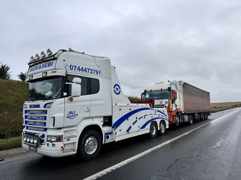 Remorcari tractari depanari camioane dube autobuse remorcari tir