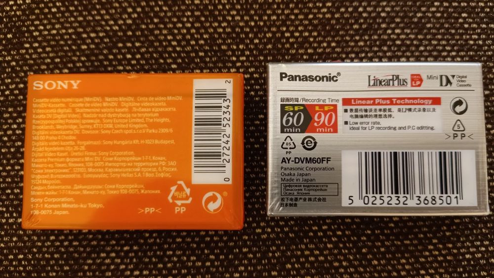 "цифровые" видео касеты