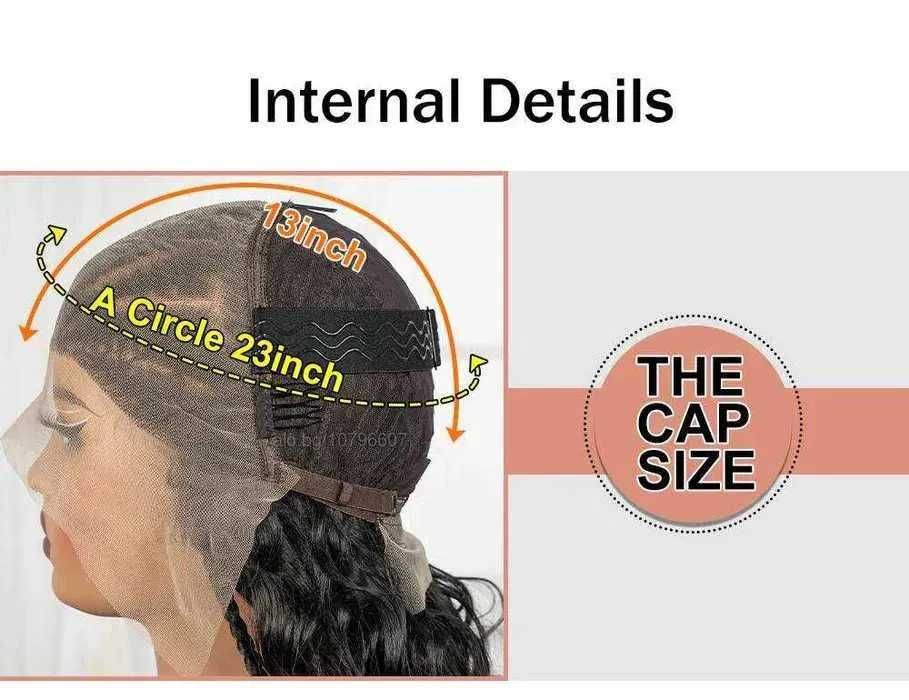 Екзотична черна синтетична перука с пълзящи плитки - Lace Front 13x6