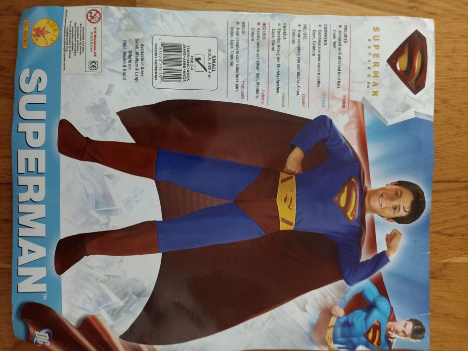 Ние детски карнавален костюм на Superman