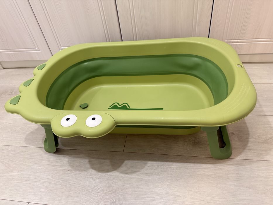 Cadita bebelusi pliabila cu perna de sustinere