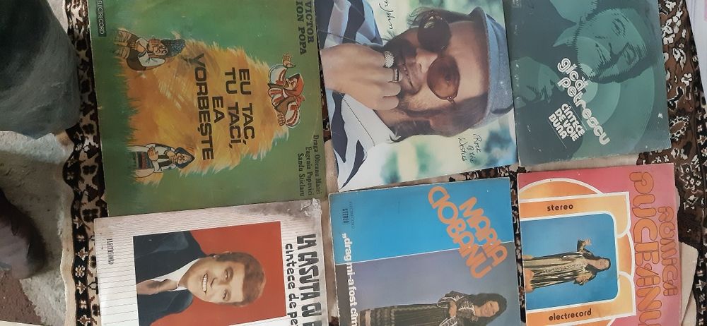 Placi vinil muzica ușoară și populara românească și internationala
