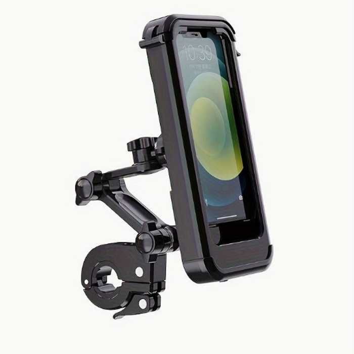 Стойка за телефон за мотор, скутер, електрическа тротинетка, велосипед, автоматична